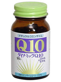 ダイナミックQ10+DHA・EPA ニューレックス 天然コエンザイムQ10 Q10サプリ 吸収の良いソフトカプセル 酵母由来 天然ビタミンEサプリ ※